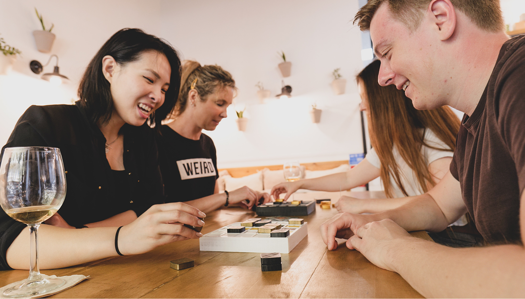 People playing Motif